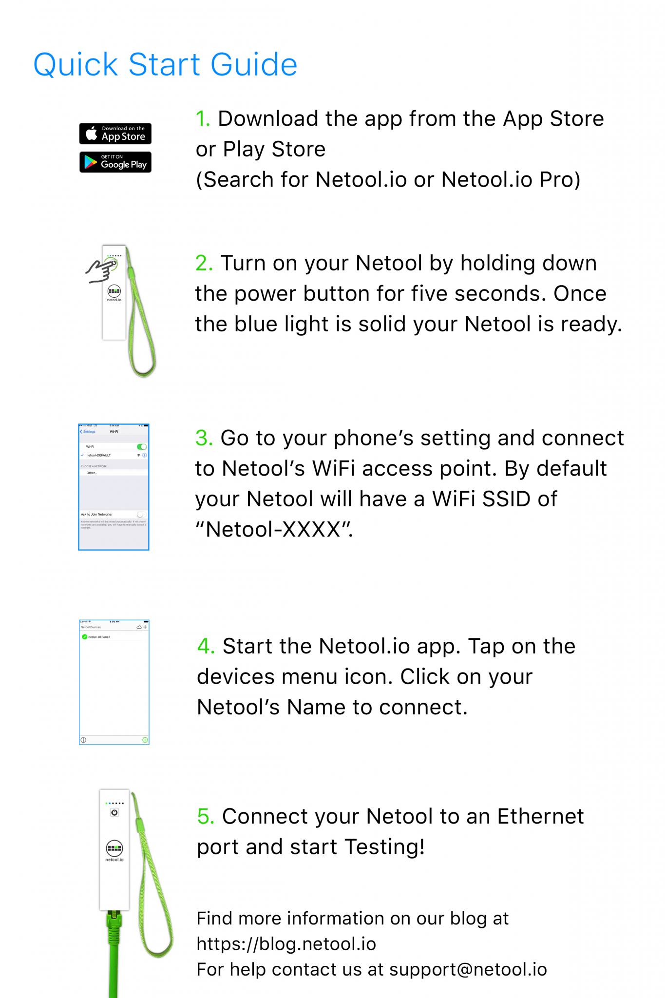 netool.io Standard Quick Start guide netool.io
