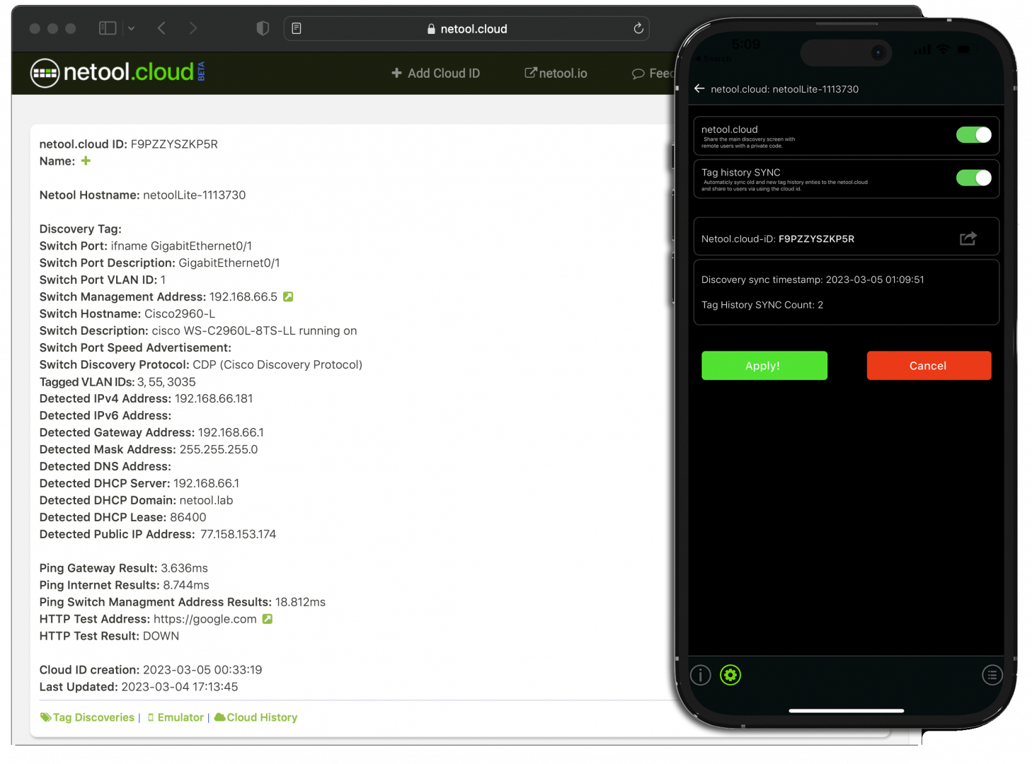 Netool io lite netool io